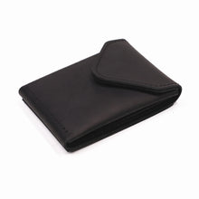 Load image into Gallery viewer, Genuine Leather Minimalist Men's Cash/Credit Card Holder With Flap Closure