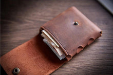 Load image into Gallery viewer, Genuine Leather Coin/Earphone Case
