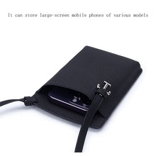 Load image into Gallery viewer, Genuine Leather Mobile Cellphone Pocket Crossbody Bags with Card Slots