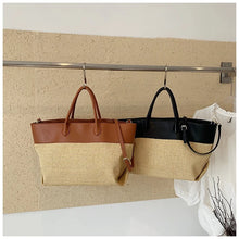 Load image into Gallery viewer, Large Capacity Straw Woven Beach Bag