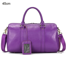 Load image into Gallery viewer, Luxury Genuine Leather Weekend Travel Bag