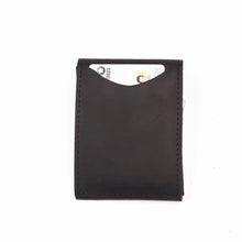 Load image into Gallery viewer, Genuine Leather Minimalist Men's Cash/Credit Card Holder With Flap Closure