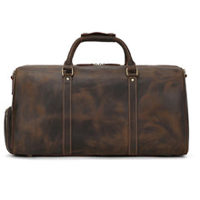 Load image into Gallery viewer, Luxury Genuine Leather Weekend Travel Bag