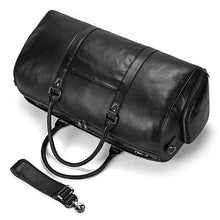 Load image into Gallery viewer, Luxury Genuine Leather Weekend Travel Bag