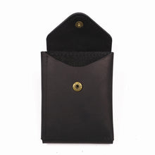 Load image into Gallery viewer, Genuine Leather Minimalist Men's Cash/Credit Card Holder With Flap Closure