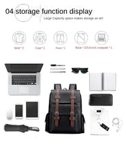 Load image into Gallery viewer, Korean Style Soft PU Leather Backpack