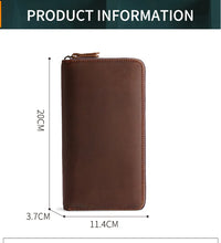 Load image into Gallery viewer, Genuine Leather Hand Clutch Bag