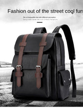 Load image into Gallery viewer, Korean Style Soft PU Leather Backpack