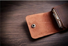 Load image into Gallery viewer, Genuine Leather Coin/Earphone Case