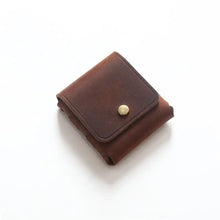 Load image into Gallery viewer, Genuine Leather Coin/Earphone Case