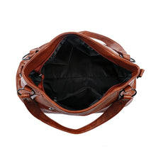 Load image into Gallery viewer, Simple tote Bag High Quality Soft PU Leather Large Capacity