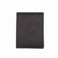 Load image into Gallery viewer, Genuine Leather Minimalist Men's Cash/Credit Card Holder With Flap Closure
