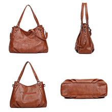 Load image into Gallery viewer, Simple tote Bag High Quality Soft PU Leather Large Capacity