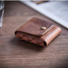 Load image into Gallery viewer, Genuine Leather Coin/Earphone Case