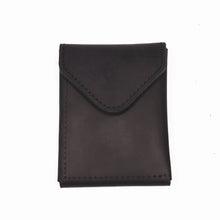 Load image into Gallery viewer, Genuine Leather Minimalist Men's Cash/Credit Card Holder With Flap Closure