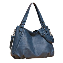 Load image into Gallery viewer, Simple tote Bag High Quality Soft PU Leather Large Capacity