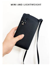 Load image into Gallery viewer, Genuine Leather Mobile Cellphone Pocket Crossbody Bags with Card Slots