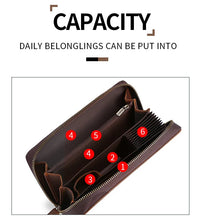 Load image into Gallery viewer, Genuine Leather Hand Clutch Bag