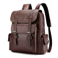 Load image into Gallery viewer, Korean Style Soft PU Leather Backpack