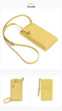 Load image into Gallery viewer, Genuine Leather Mobile Cellphone Pocket Crossbody Bags with Card Slots