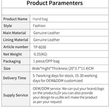 Load image into Gallery viewer, Genuine Leather Hand Clutch Bag