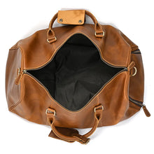 Load image into Gallery viewer, Luxury Genuine Leather Weekend Travel Bag