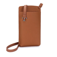 Load image into Gallery viewer, Genuine Leather Mobile Cellphone Pocket Crossbody Bags with Card Slots