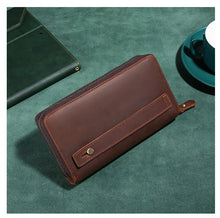 Load image into Gallery viewer, Genuine Leather Hand Clutch Bag