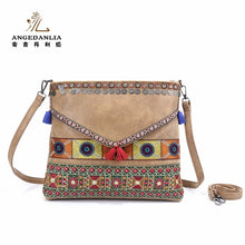 Load image into Gallery viewer, Bohemian Vintage Hip Gypsy Style Shoulder Bag