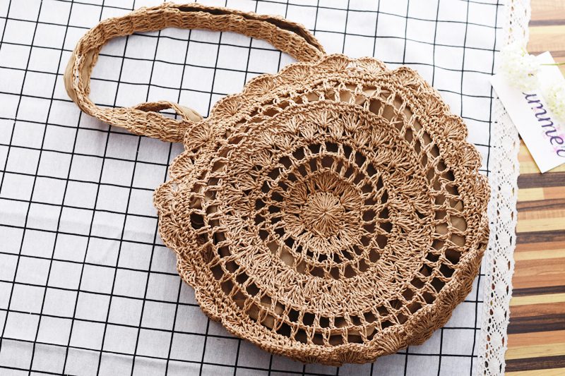 Bohemian Vintage Rattan Beach Bag