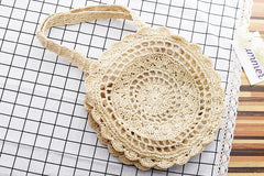 Bohemian Vintage Rattan Beach Bag