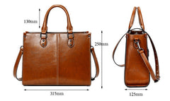 Premium Leather Shoulder Suitable for the Office or casual day to day use.