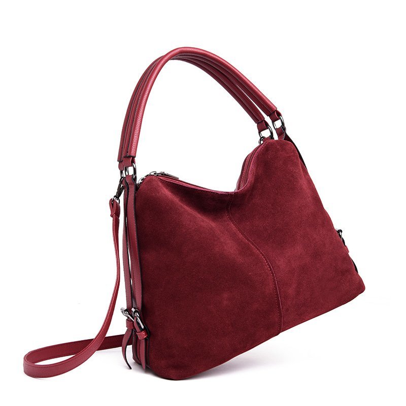 Real Suede Leather Hobo Sac Bag