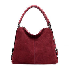 Real Suede Leather Hobo Sac Bag