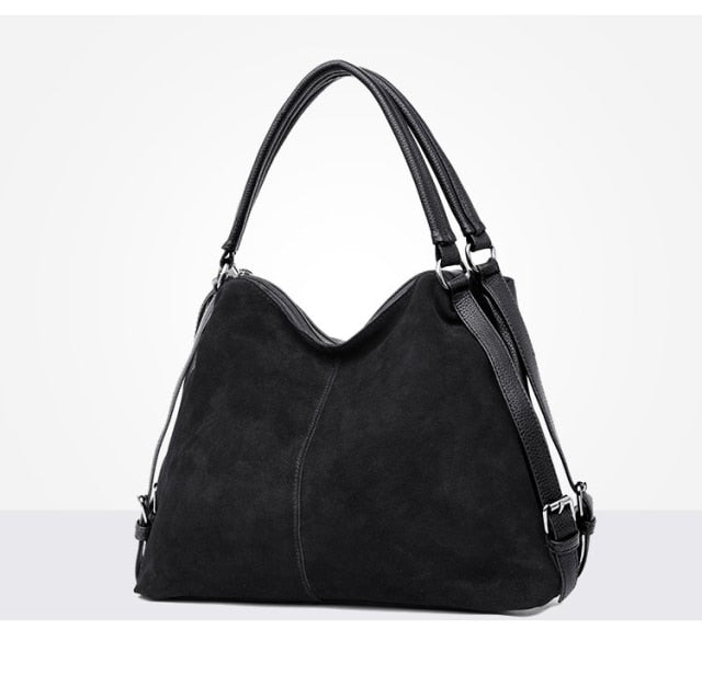 Real Suede Leather Hobo Sac Bag