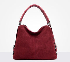 Real Suede Leather Hobo Sac Bag