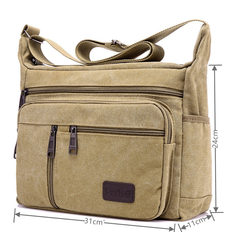 Stylish Canvas Shoulder Messenger Bag